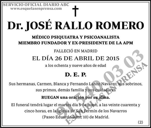 José Rallo Romero